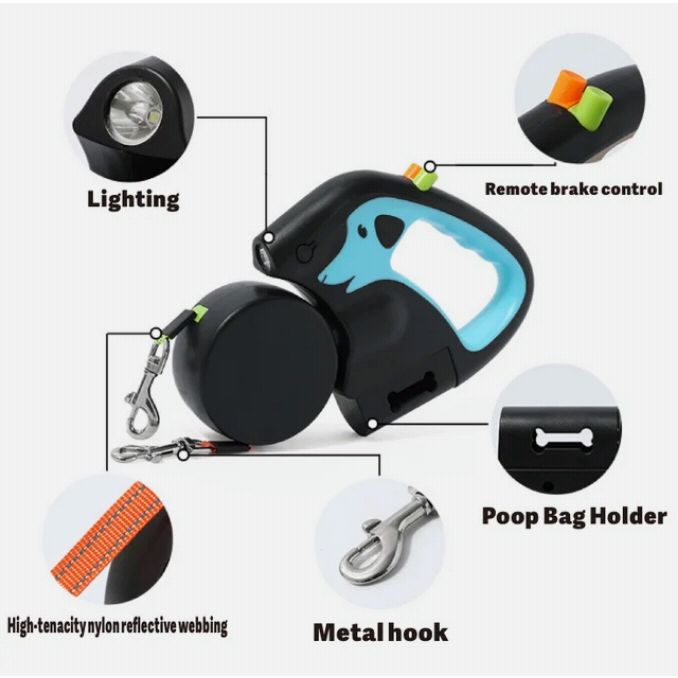 Automatic Retractable Dog Leash